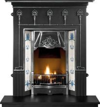 Amsterdam Cast Iron Fireplace Combination